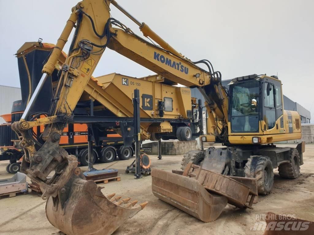 Komatsu PW180-7 Pyöräkaivukoneet