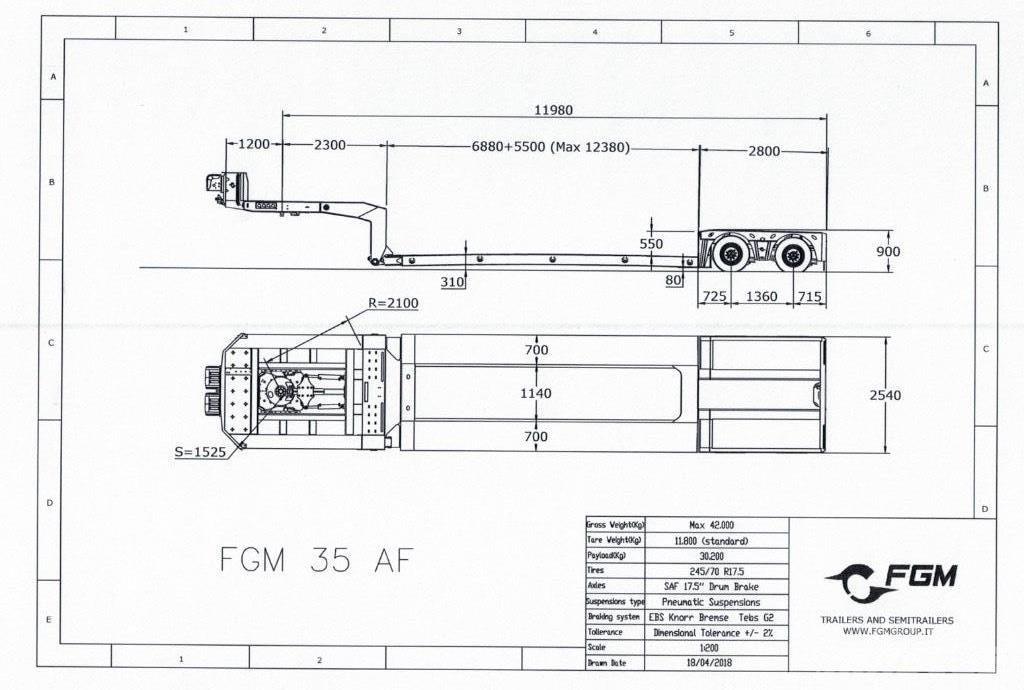 FGM 35 Lavapuoliperävaunut