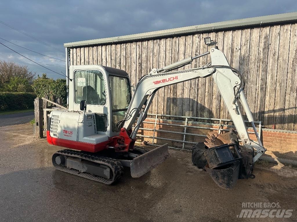 Takeuchi TB 125 Minikaivukoneet < 7t