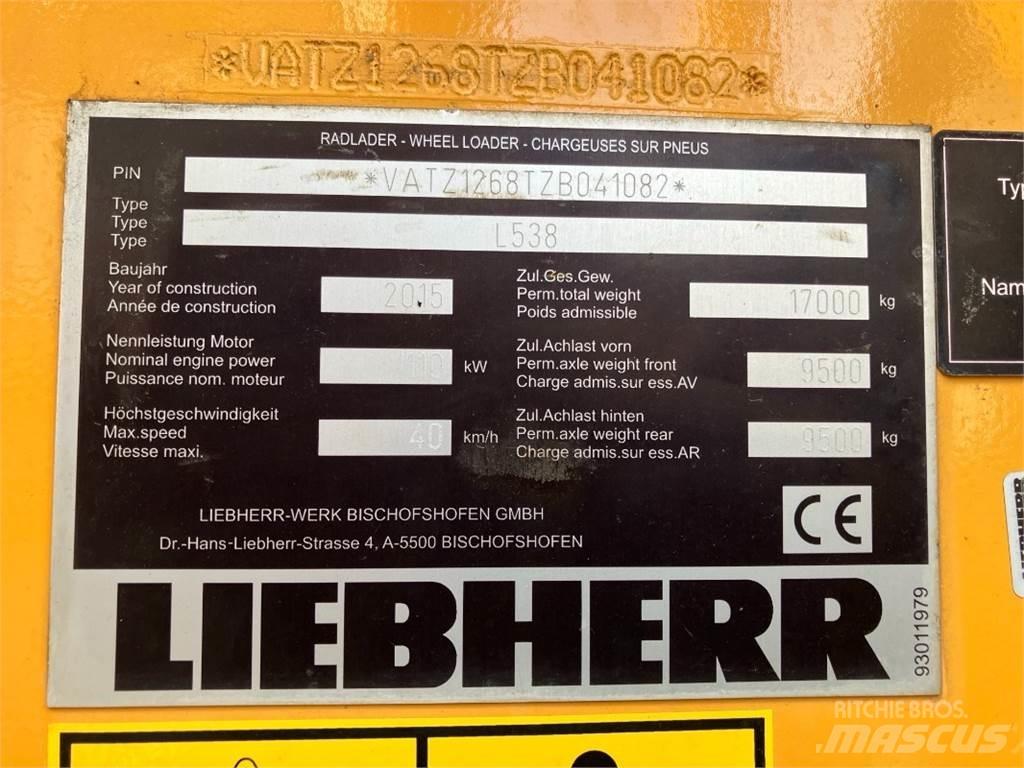Liebherr L538 Pyöräkuormaajat