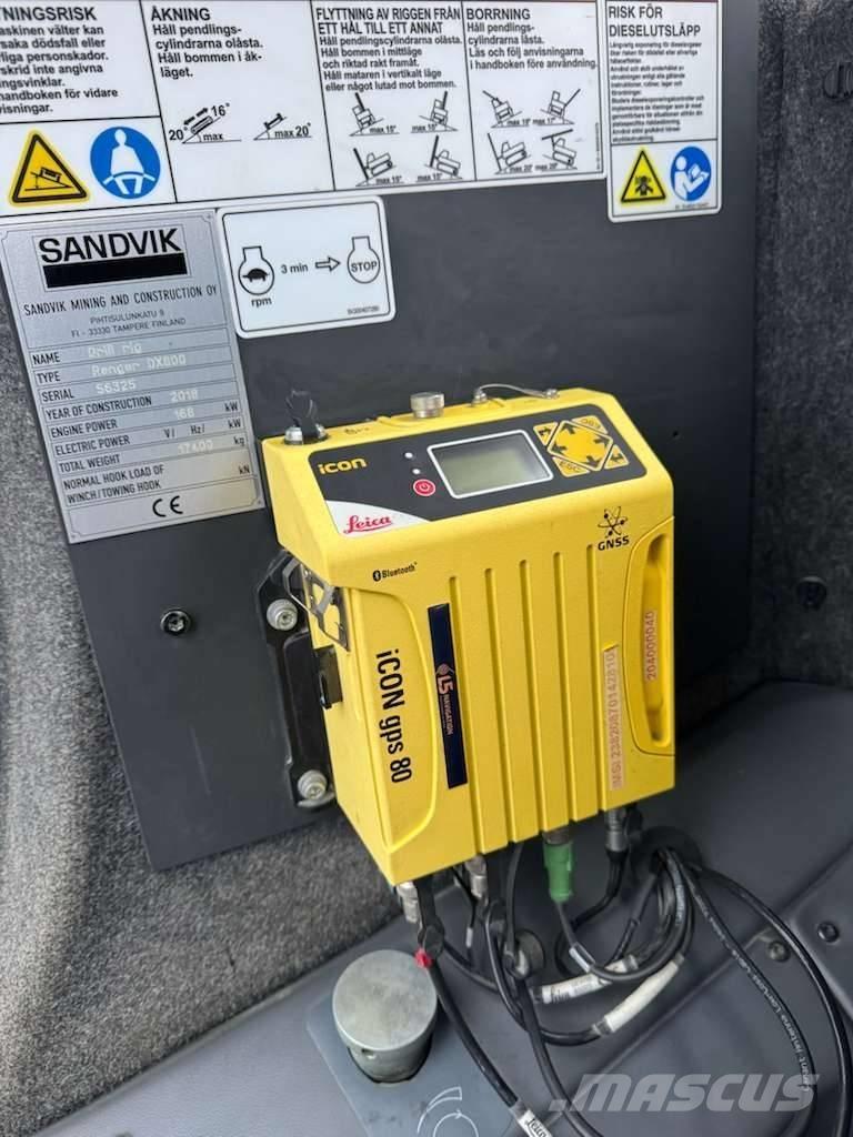 Sandvik DX800 Avolouhintaporauslaitteet