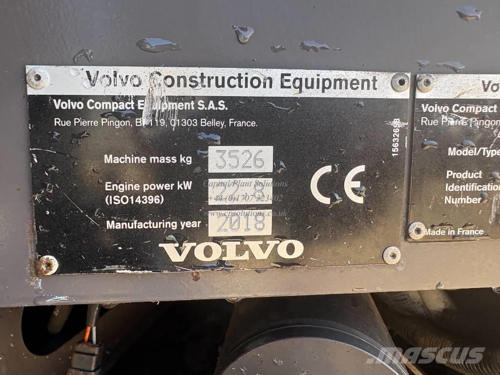 Volvo ECR 35 D Minikaivukoneet < 7t