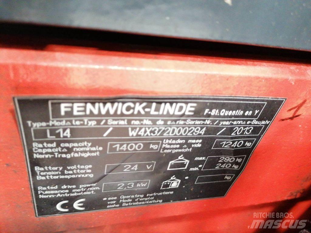 Linde L14I Käyden ajettavat pinoamistrukit
