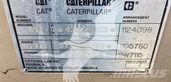 CAT 12H Tiehöylät