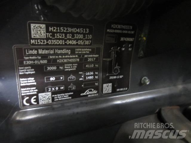 Linde E30H Sähkötrukit