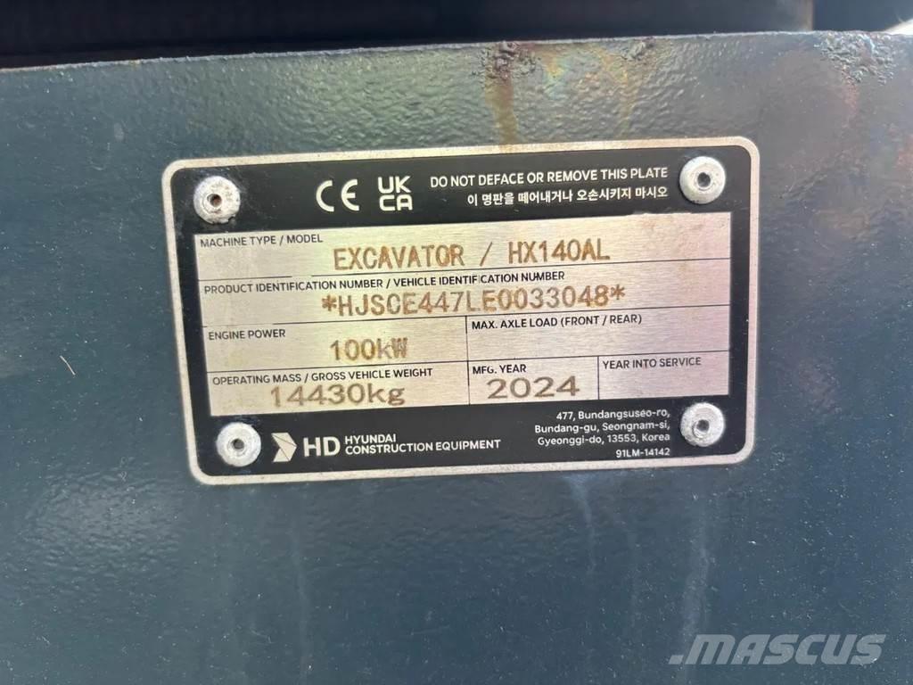Hyundai HX140AL Telakaivukoneet