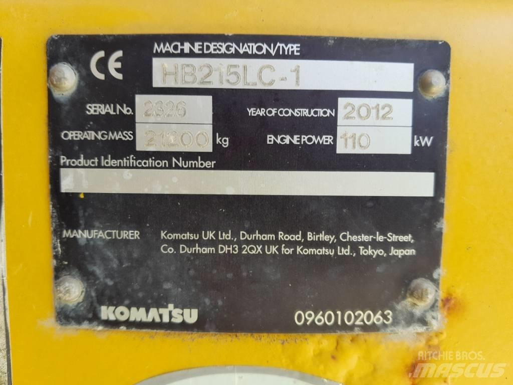 Komatsu HB215LC-1 Telakaivukoneet