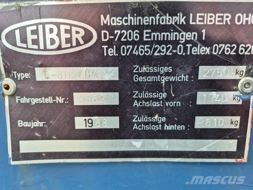  LEIBER d802 Minidumpperit
