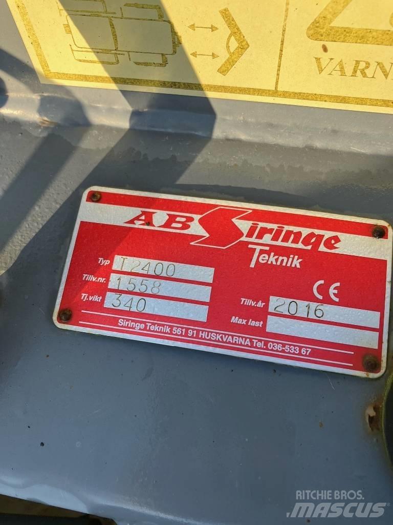 Siringe T2400 Etukuormaimen varusteet