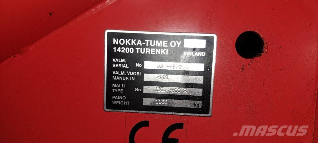 Tume HKL 2500 Kylvölannoittimet