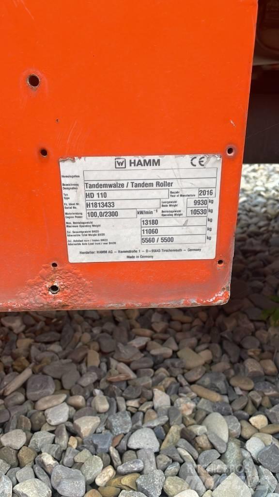 Hamm HD 110 Tandemjyrät