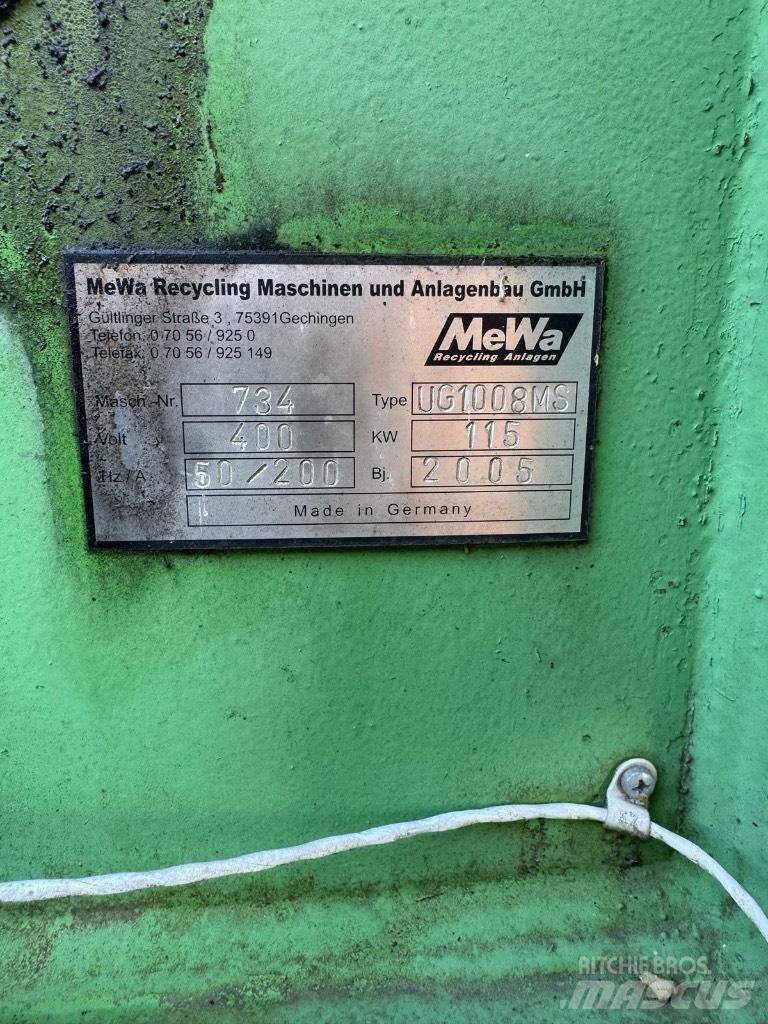 MeWa UG1008 Myllyt / Murskaus koneet