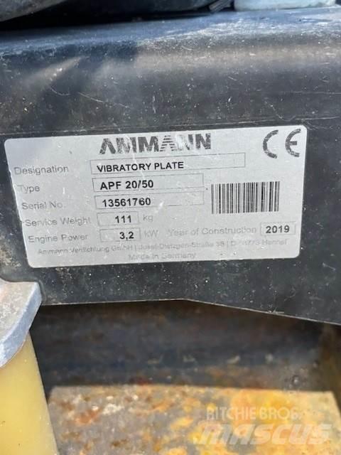 Ammann APF 20/50 Tärylevyt