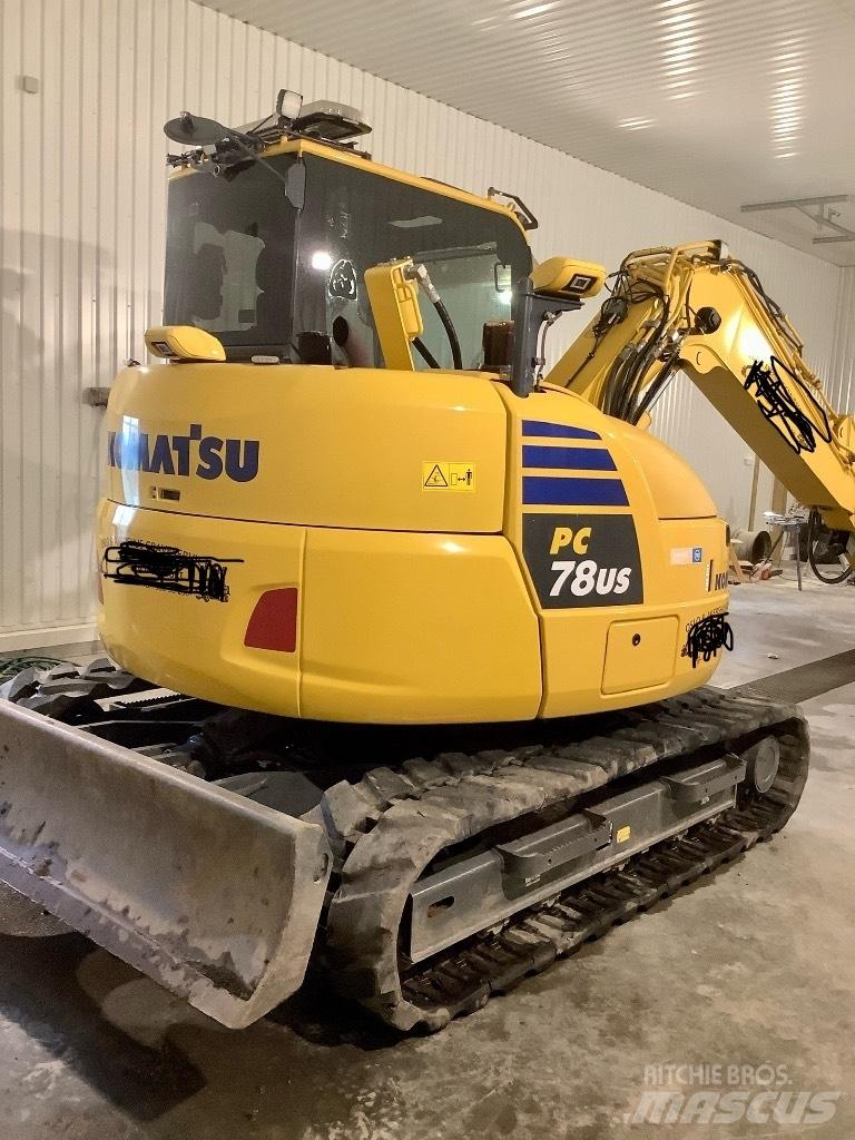 Komatsu Pc 78 us- 10 Midikaivukoneet 7t - 12t