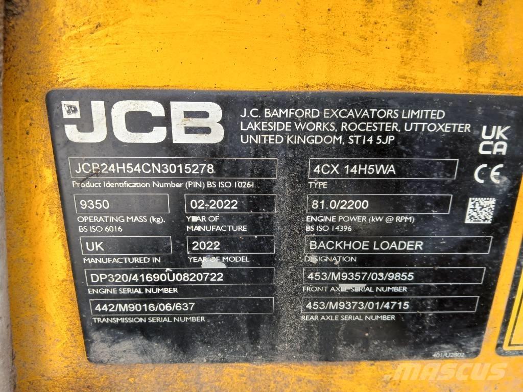 JCB 4 CX Pro AEC Kaivurikuormaajat