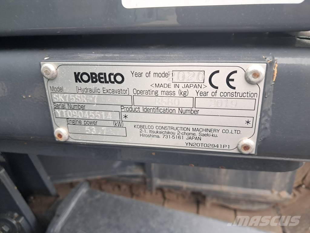 Kobelco SK75SR-7 Midikaivukoneet 7t - 12t