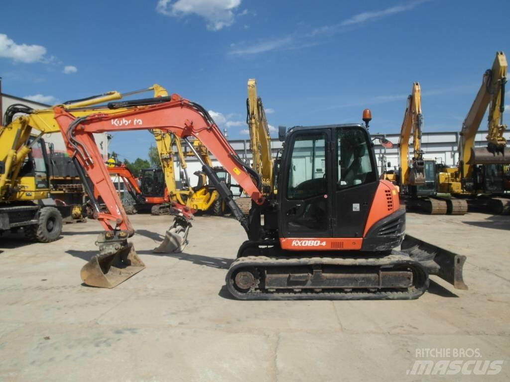 Kubota KX 080-4 Midikaivukoneet 7t - 12t