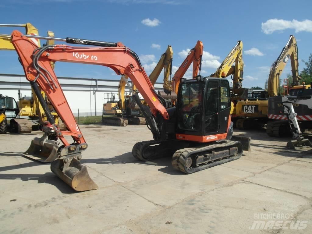 Kubota KX 080-4 Midikaivukoneet 7t - 12t