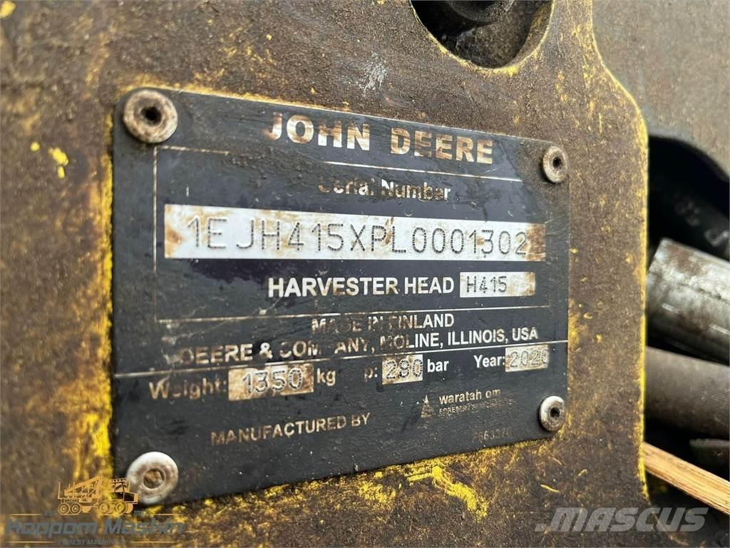 John Deere H415 Hakkuupäät