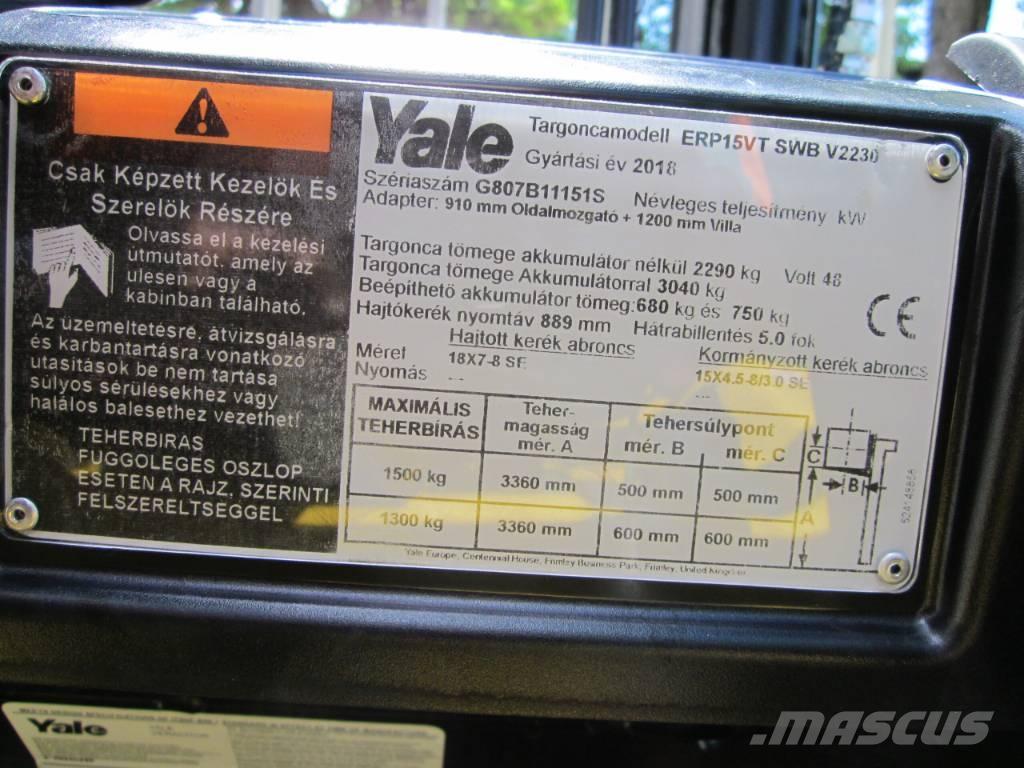 Yale ERP15VT Sähkötrukit