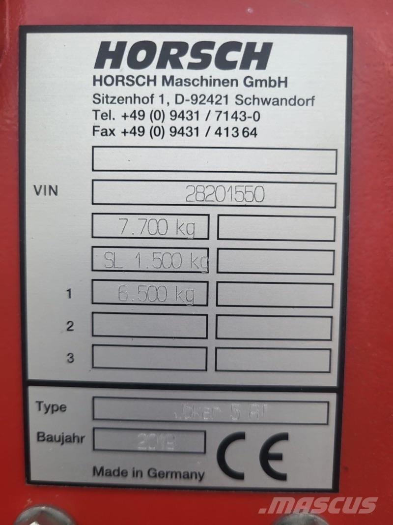 Horsch Joker 5RT Kiekkomultaimet ja lautasäkeet