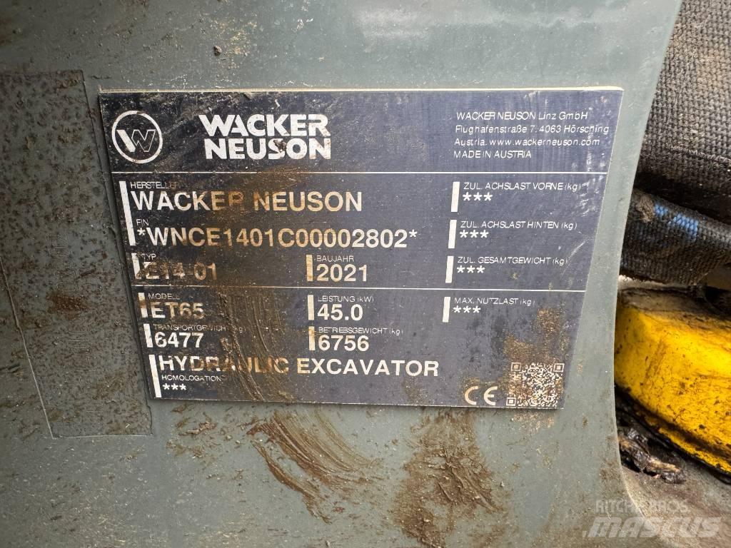 Wacker Neuson ET65 Telakaivukoneet