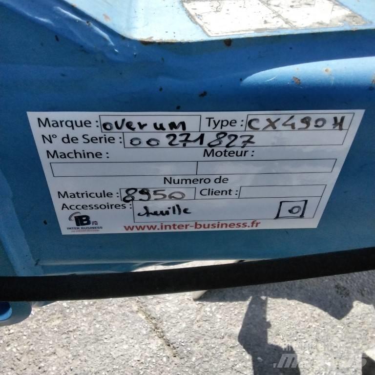 Överum CX 490H Paluuaurat