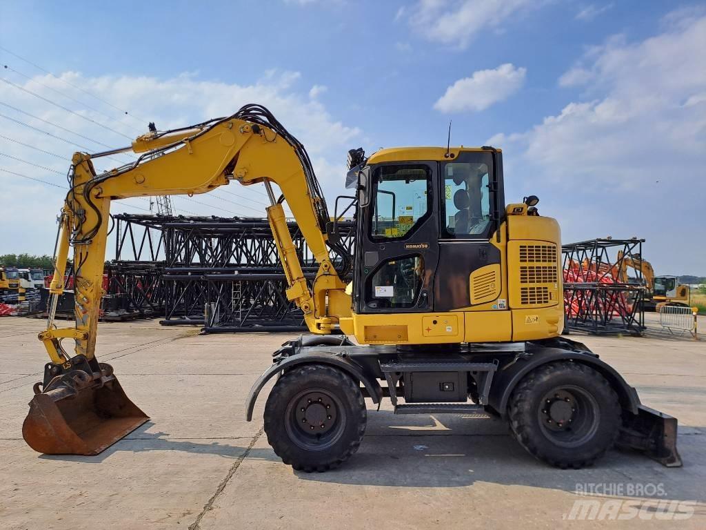 Komatsu PW118MR-11 Pyöräkaivukoneet