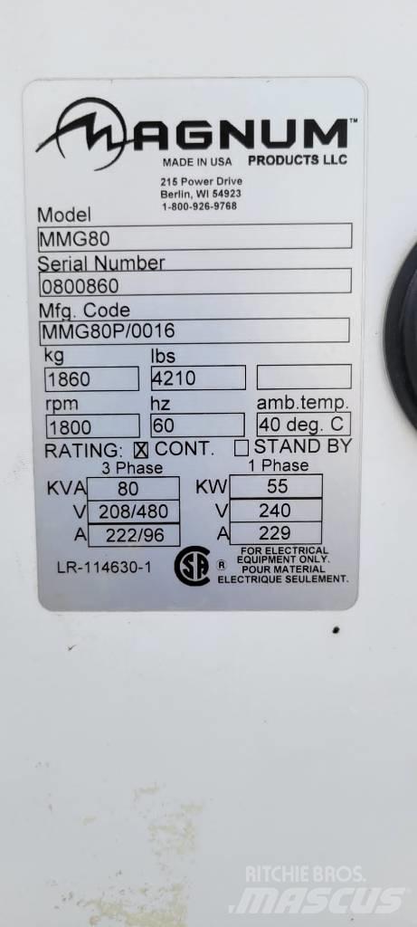 Magnum MMG 80 Dieselgeneraattorit