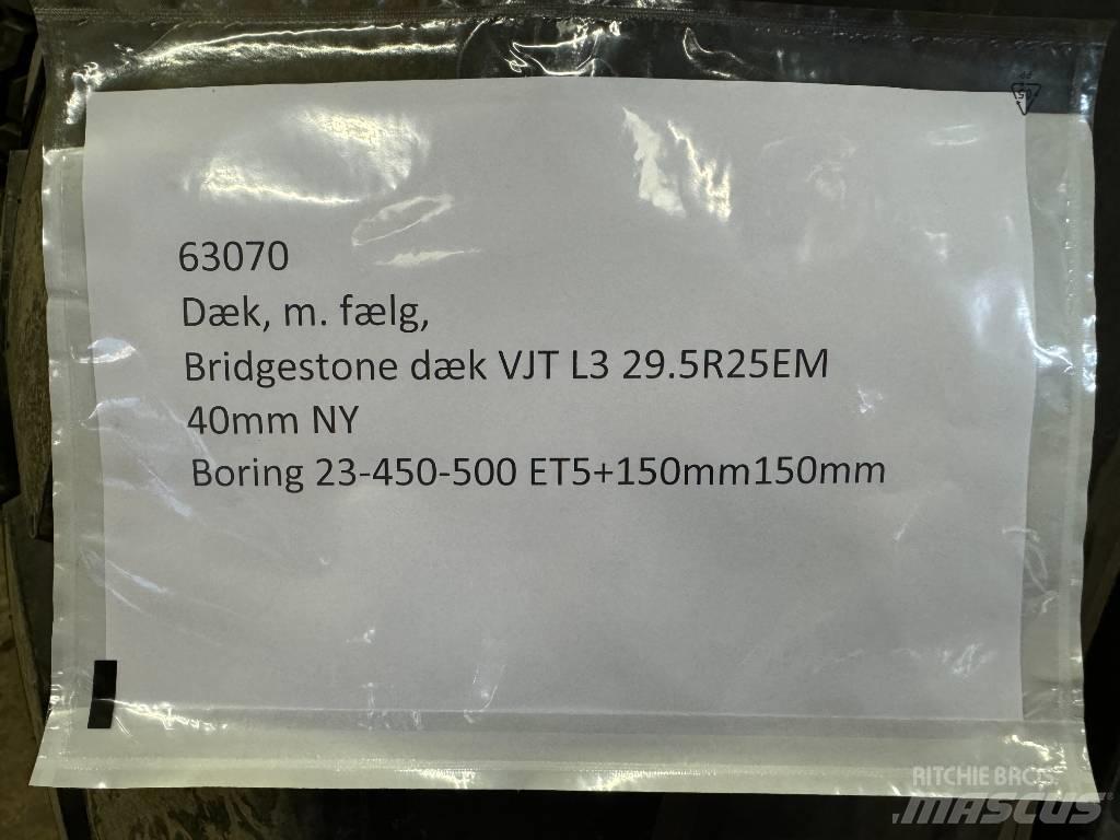Bridgestone 29.5R25 Renkaat ja vanteet