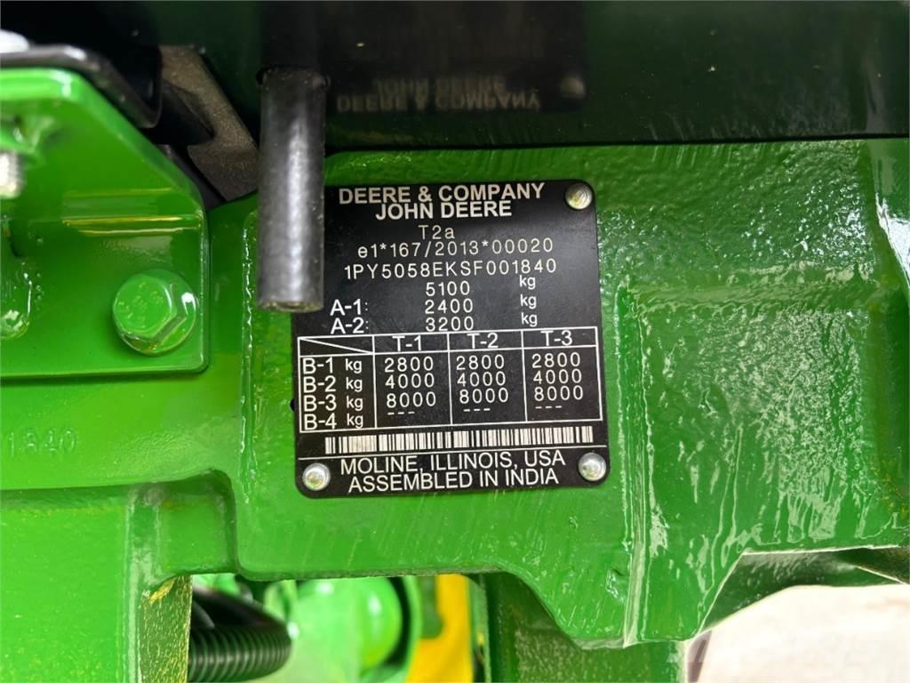 John Deere 5058E Traktorit