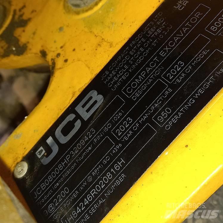 JCB 8008 Minikaivukoneet < 7t