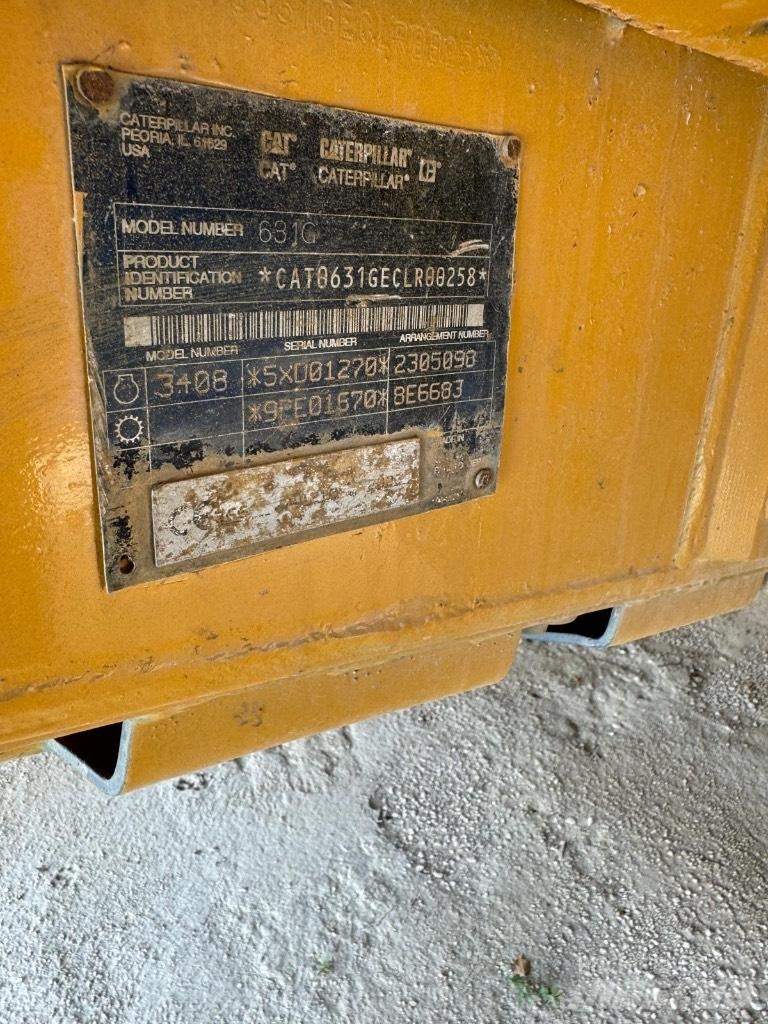 CAT 631 G Kaavinvaunut