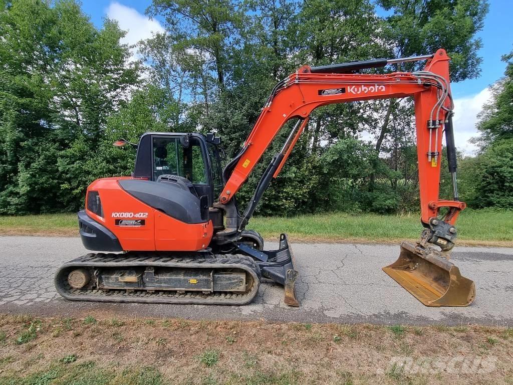 Kubota KX 080-4a2 Minikaivukoneet < 7t