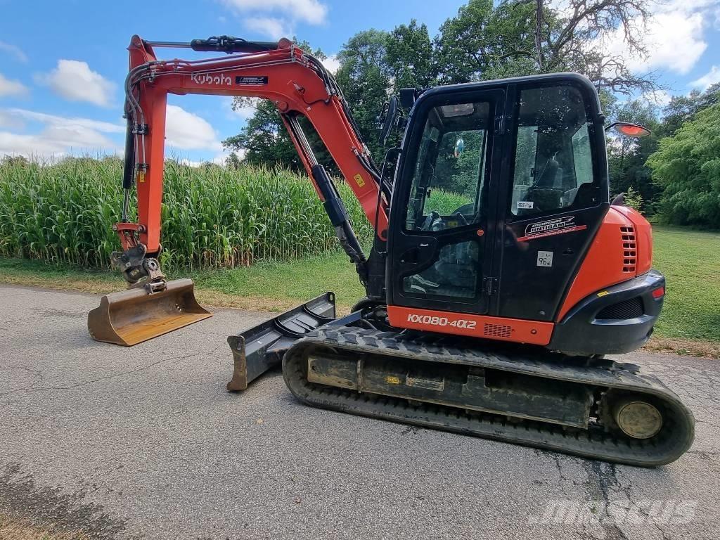 Kubota KX 080-4a2 Minikaivukoneet < 7t