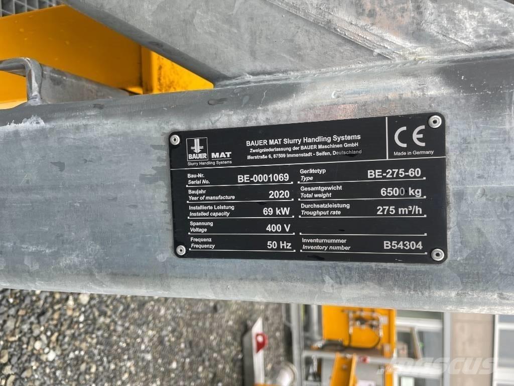 Bauer MAT BE 275-60 Muut koneet