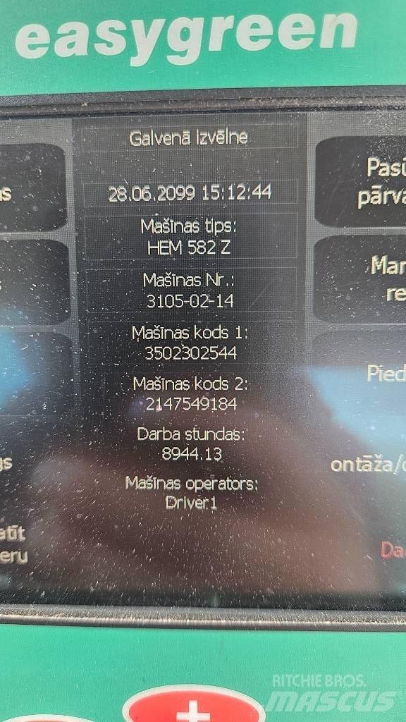 JENZ HEM 582 Z Haketuskoneet