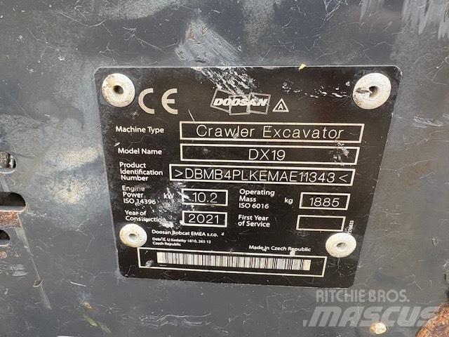 Doosan DX 19Z Minikaivukoneet < 7t