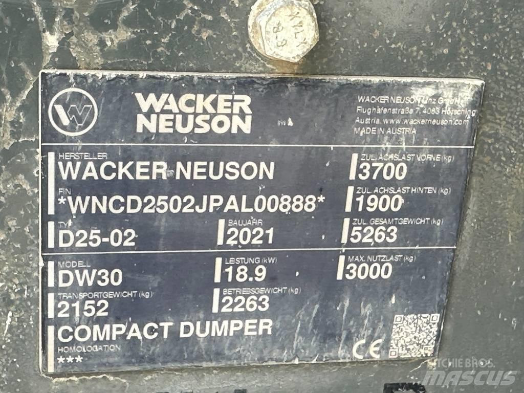 Wacker Neuson DW 30 Minidumpperit