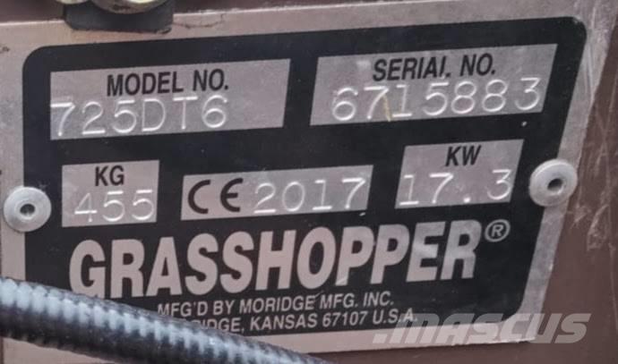 Grasshopper 725 DT 6 0-kääntösäde leikkurit