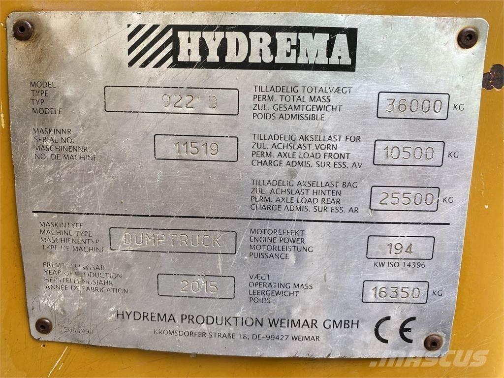 Hydrema 922D Minidumpperit