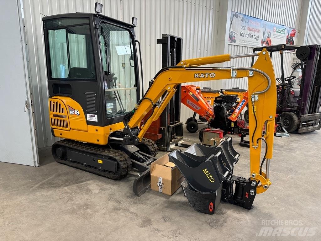 Kato HD 19vxt Minikaivukoneet < 7t