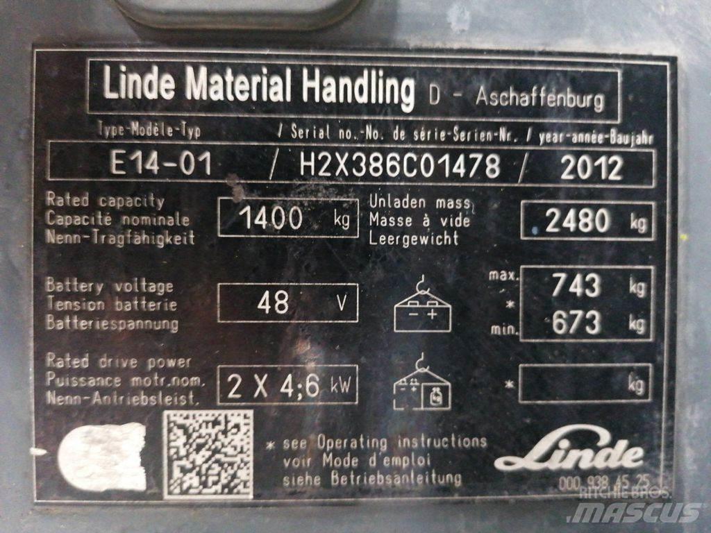 Linde E14-01 Sähkötrukit
