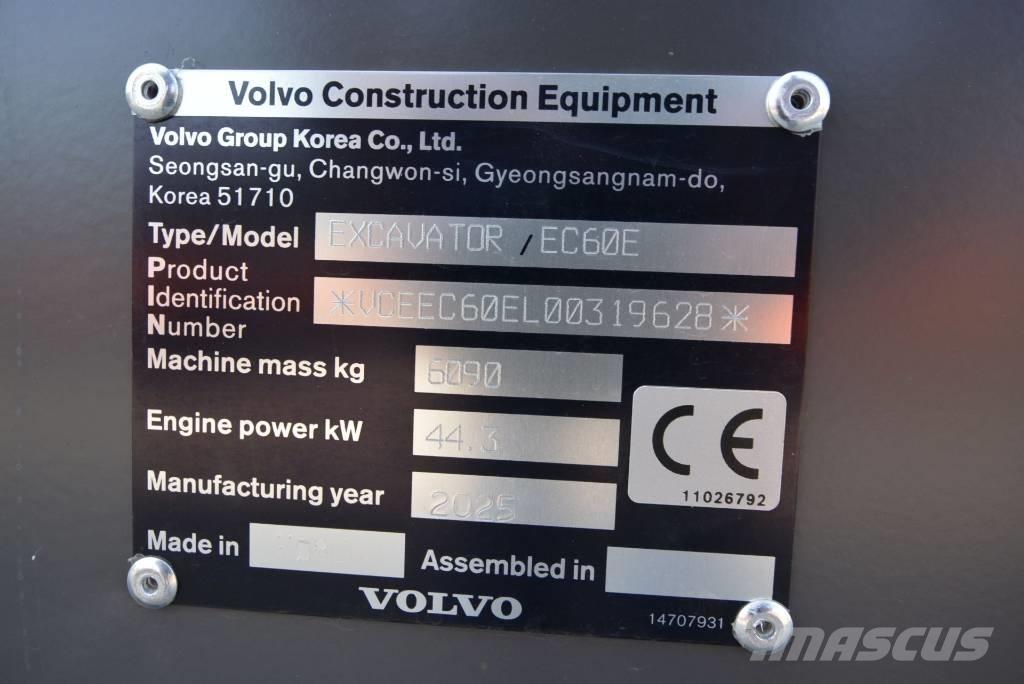 Volvo EC 60 E Minikaivukoneet < 7t