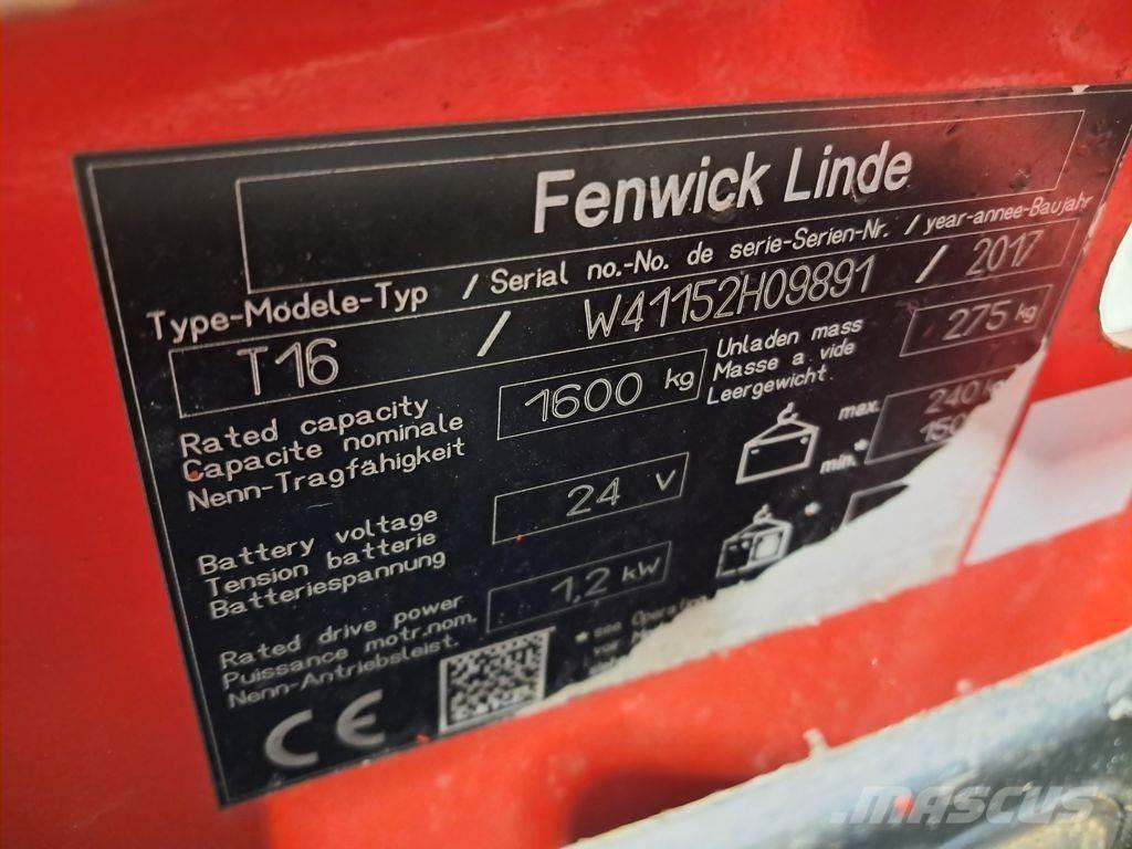 Linde T16 Lavansiirtotrukit