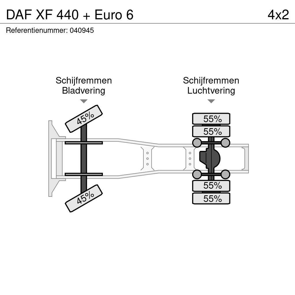 DAF XF 440 + Euro 6 Vetopöytäautot