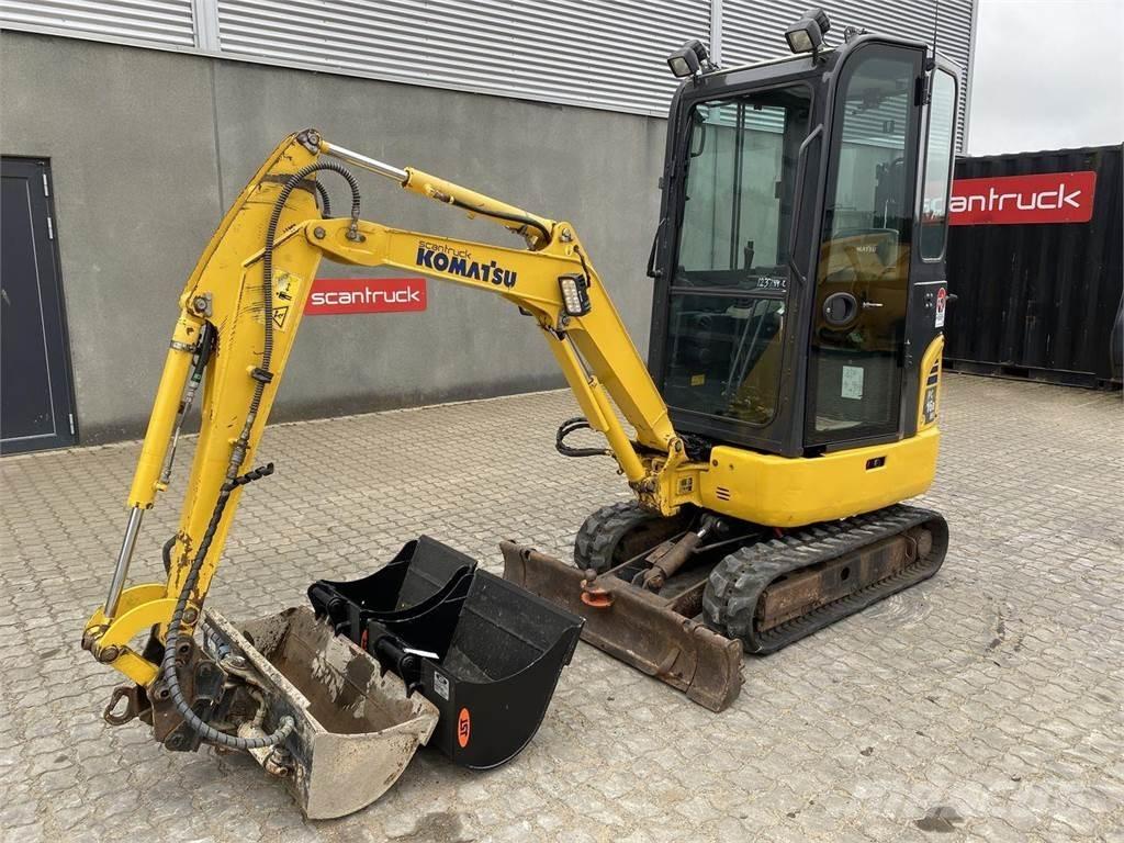 Komatsu PC16R-3HS Pyöräkaivukoneet