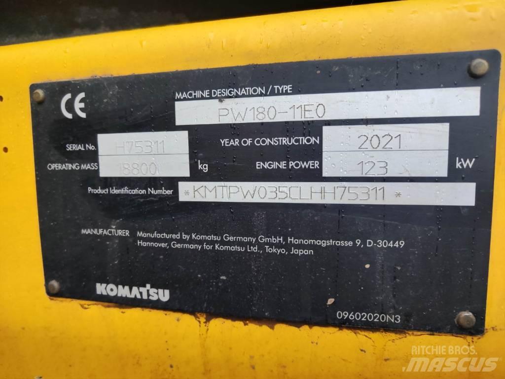 Komatsu PW180-11 Pyöräkaivukoneet