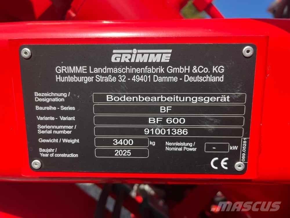 Grimme BF Perunalaitteet - Muut