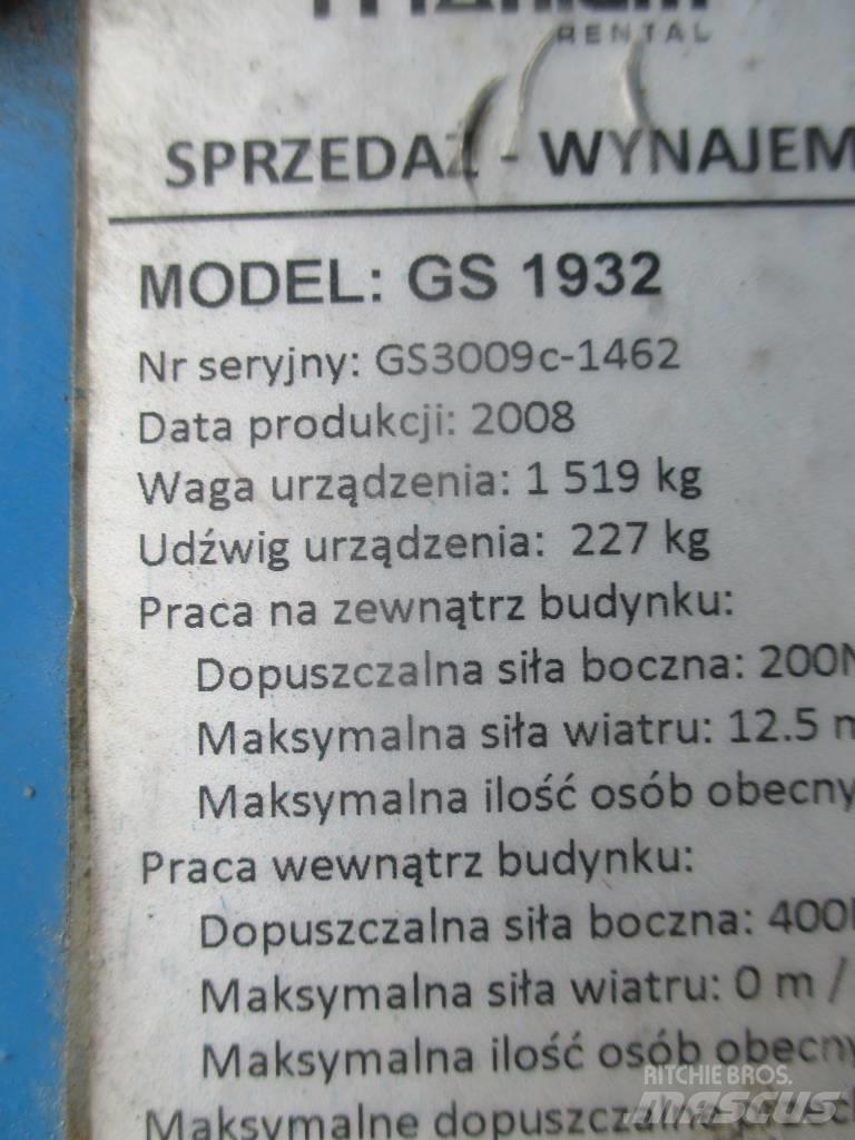 Genie GS 1932 Saksilavat